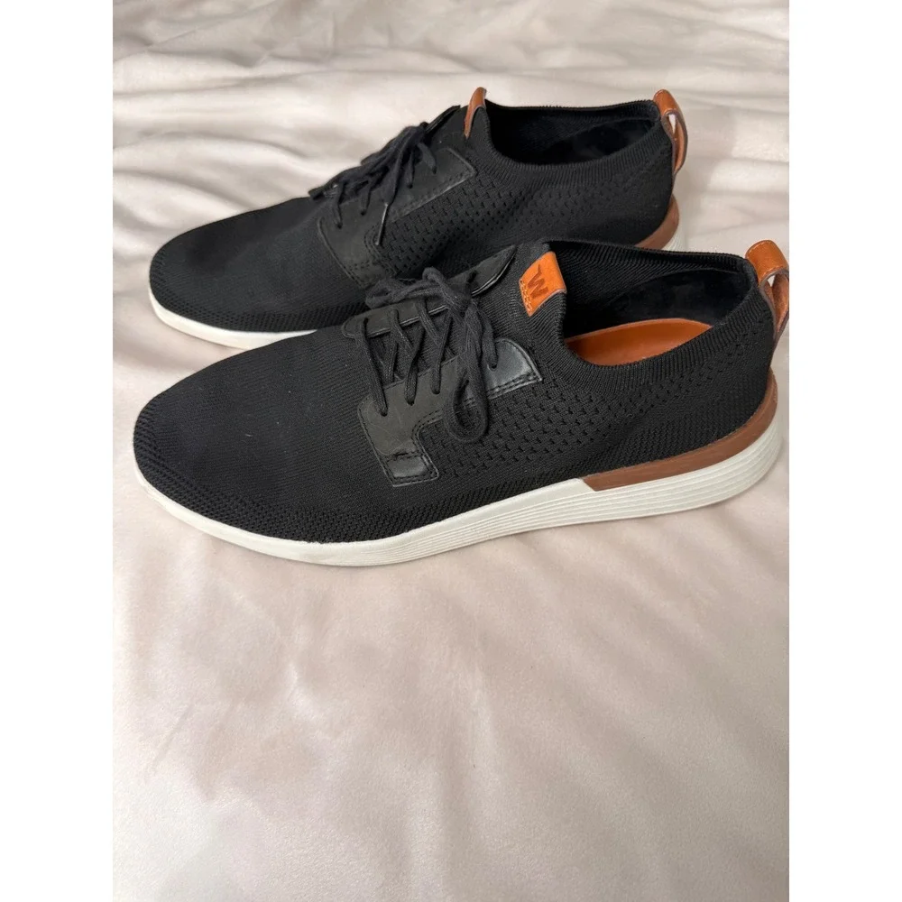 Wolf & Shepherd SwiftKnit Derby Black Mens Shoes Size 11 Hybrid Sneaker Dress